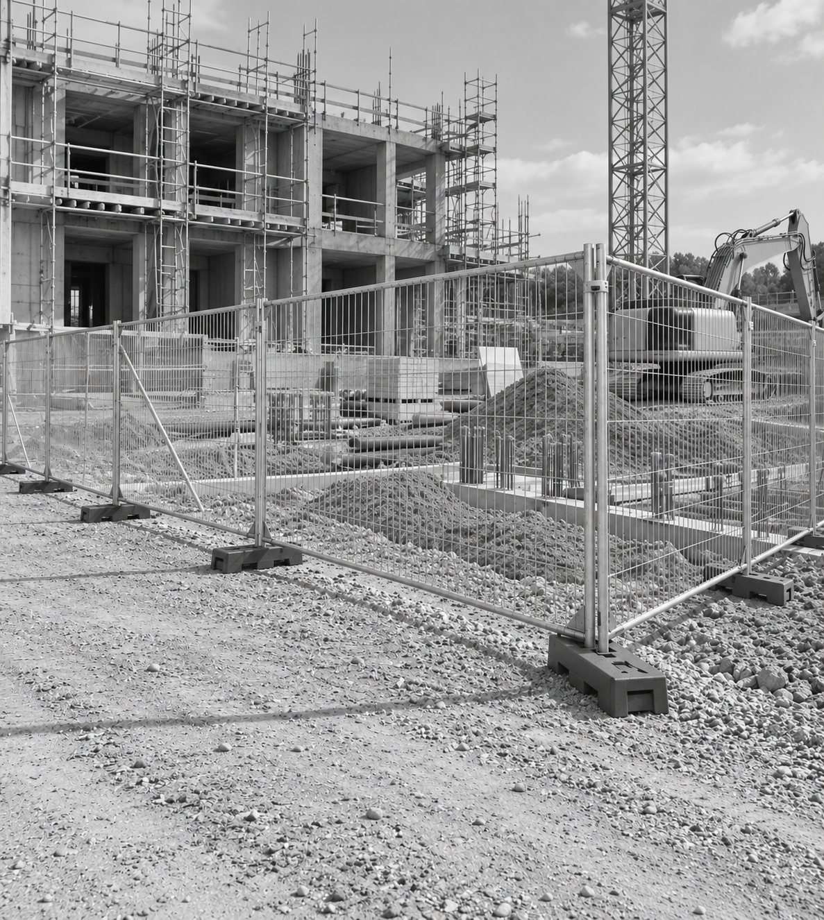 Location de barrières de chantier temporaires à La Réunion